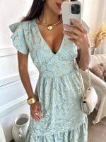 Vestido rendado