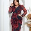 Imagem de variação para preto floral red